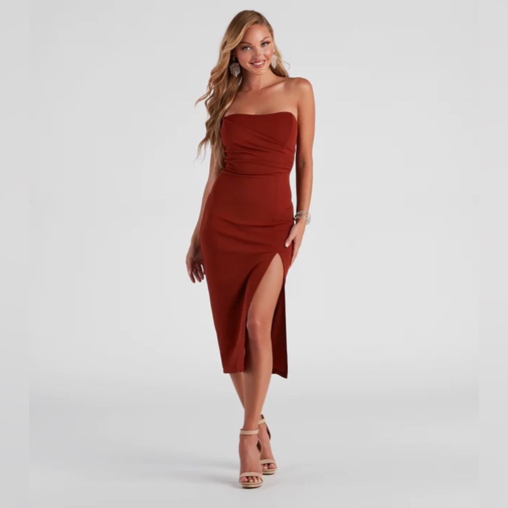 windsor autumnal midi dress MEDIUM